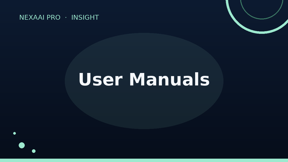 User manual guide illustration